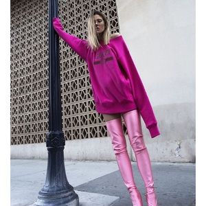 spandex thigh high boots